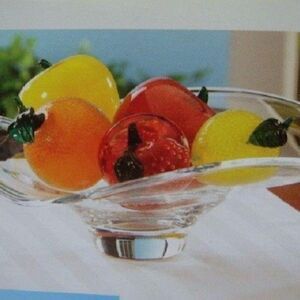 LENOX HARVEST GLORY  GLASS WAVE BOWL - New in Box​